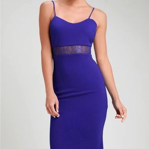 Lulus Limo Ride Midi Dress